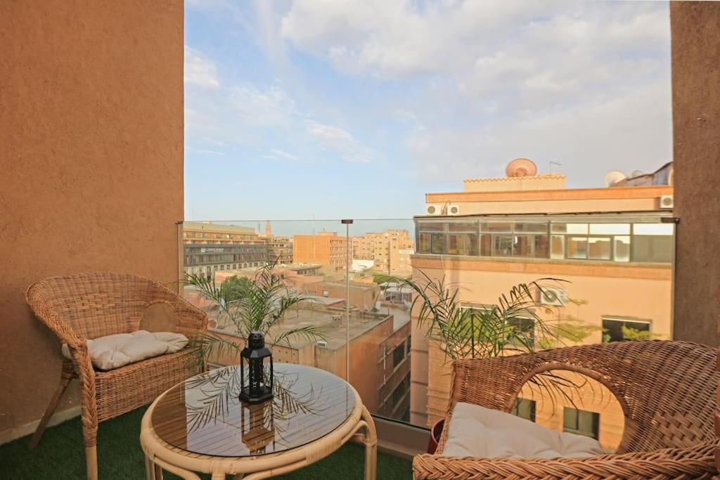 Elegant And Brand New Appart In Hypercenter Of Marrakech Marrákes Kültér fotó